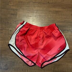 Nike Women's Vibrant Red Athletic Shorts